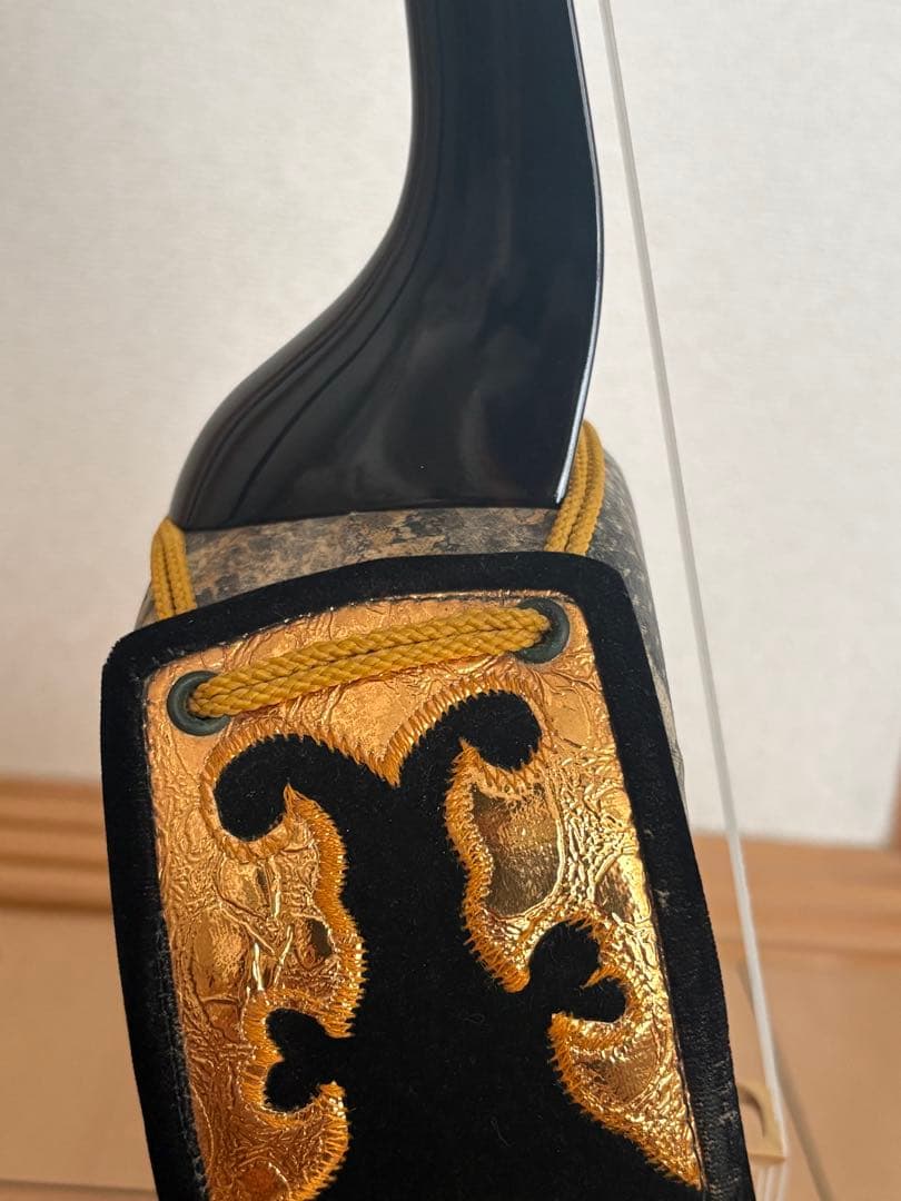 三線　真壁型　黒檀　外間善盛作