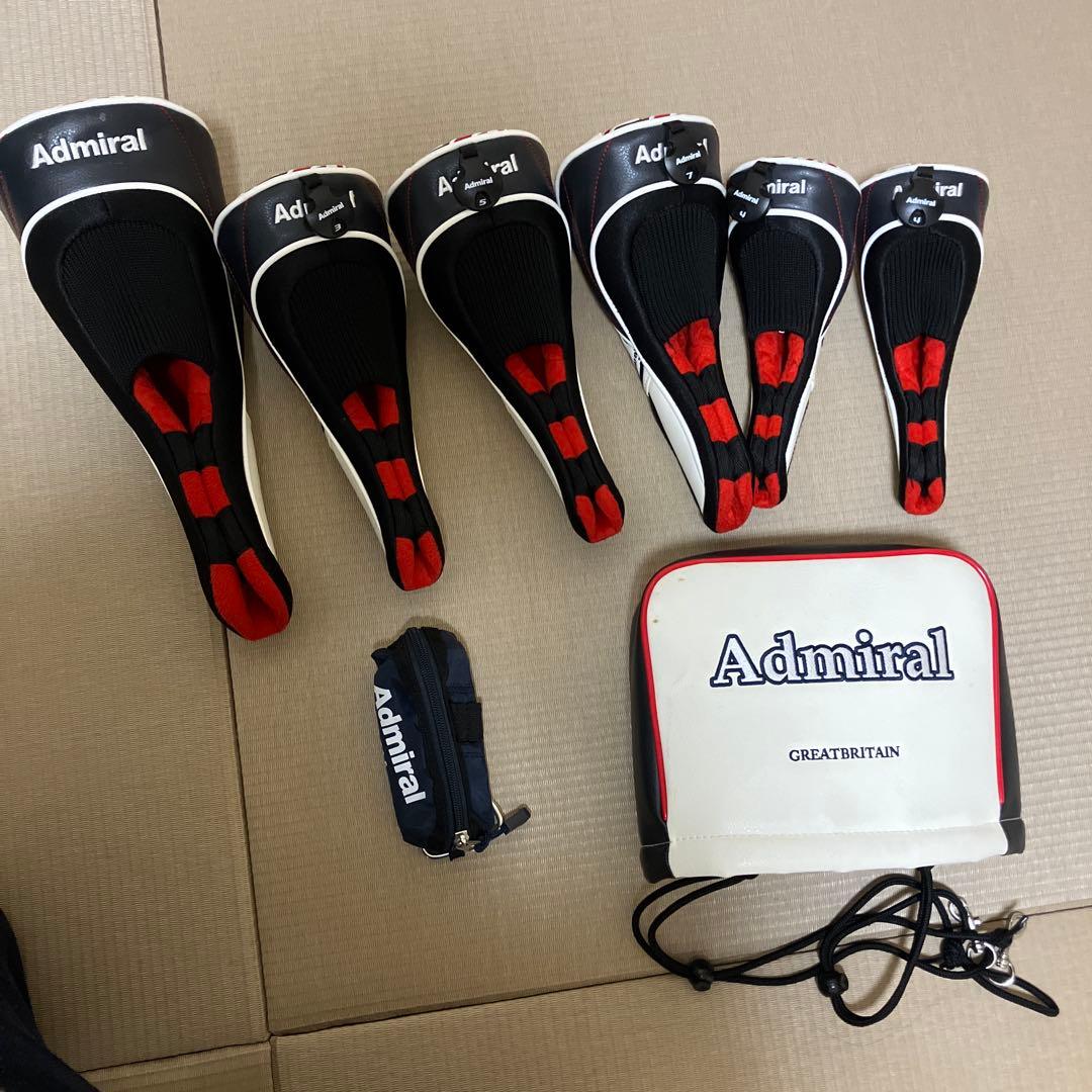 Admiral ゴルフバッグ ヘッドカバー付セット販売