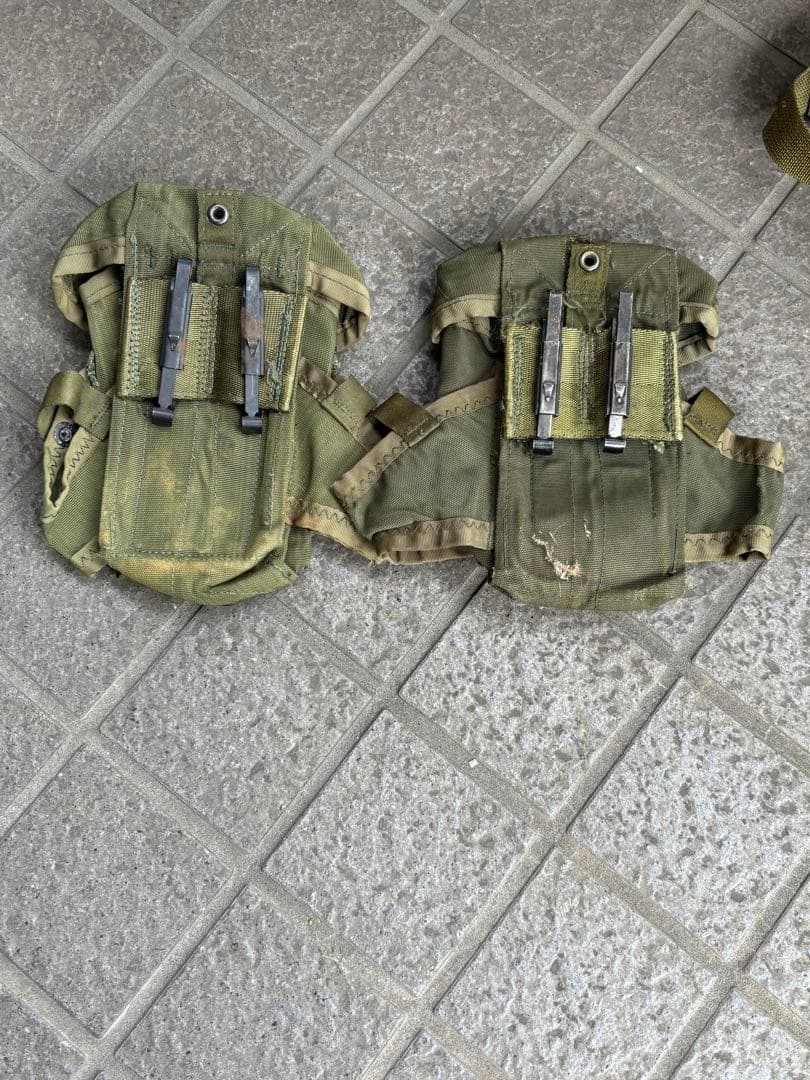 米軍放出品　実物　希少　LC2 サスペンダー　ベルト　マガジンポーチ　セット