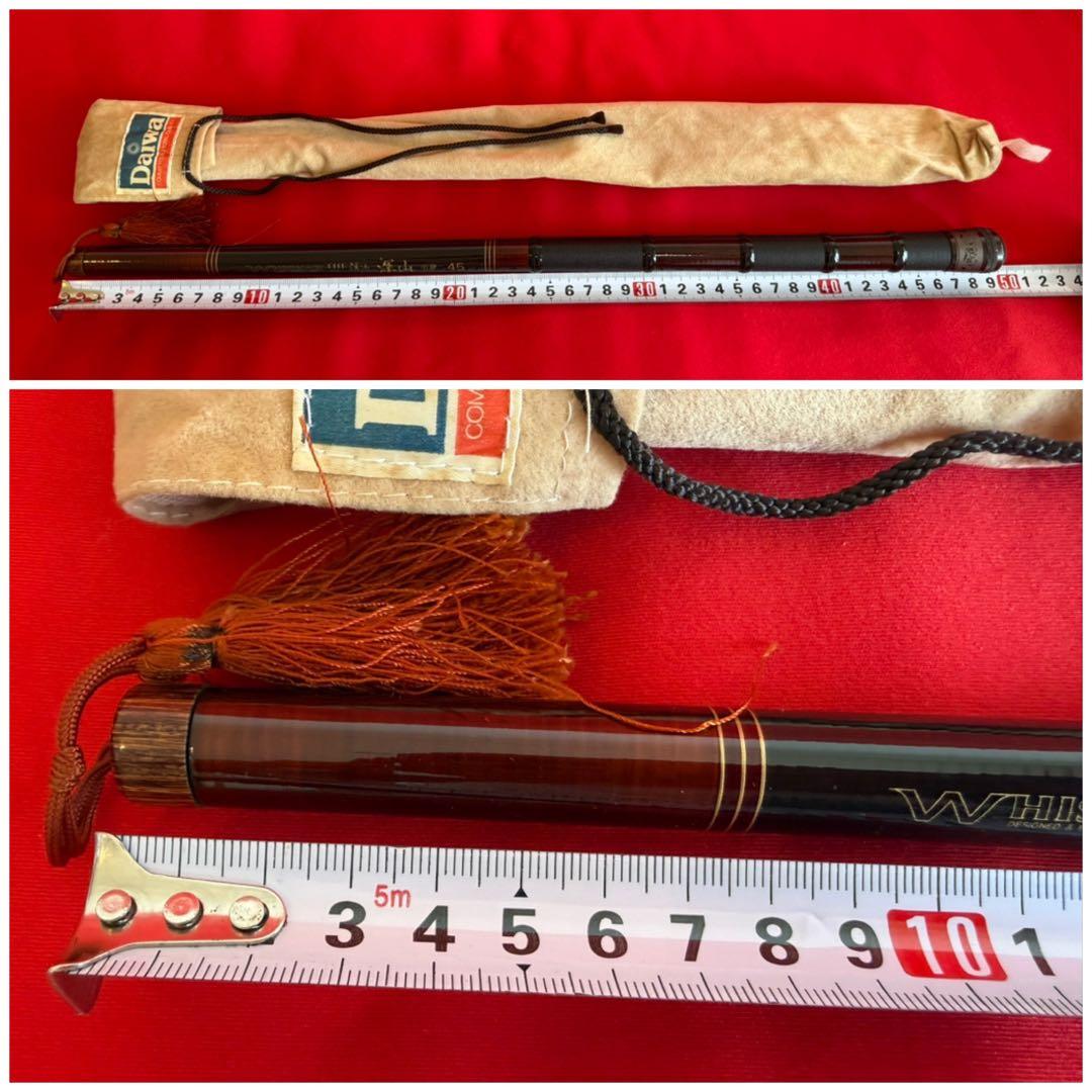 現状品 ダイワ 渓流竿 WHISKER THE 渓流 深山 中硬 45 釣竿