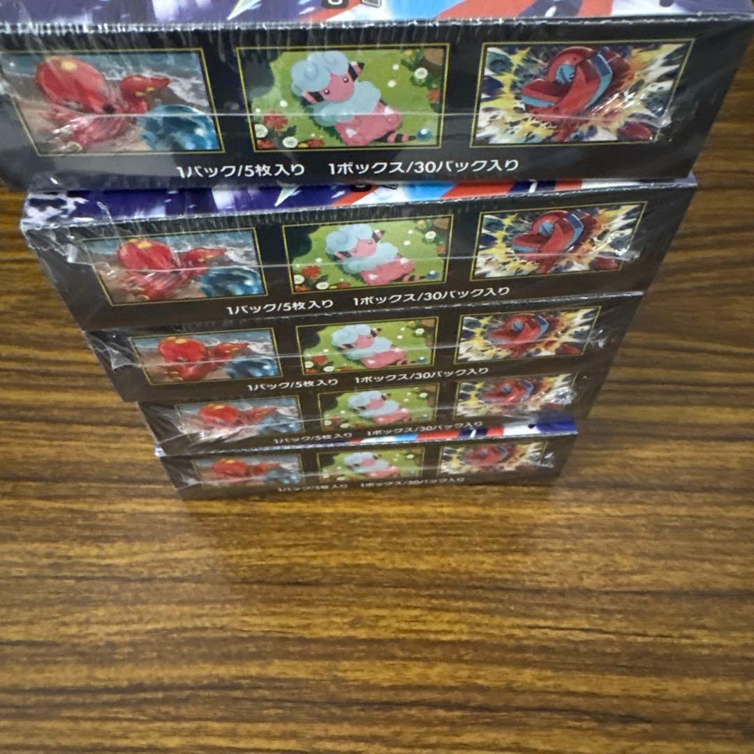 【シュリンク付】【新品未開封】ポケモンカードゲーム　ニンジャスピナー　5箱