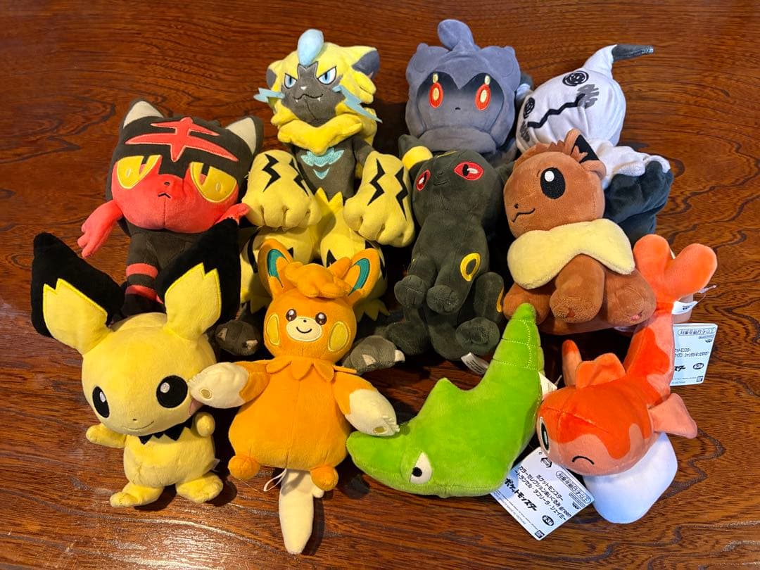 ポケモン　ぬいぐるみ　まとめて(ニャビー、ゼラオラ等)