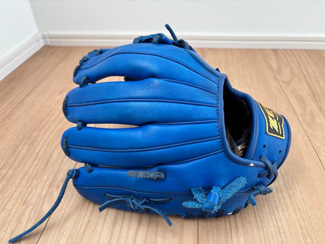 ZETT デュアルキャッチ 軟式グローブ キッズ 少年野球 青 コユニ可