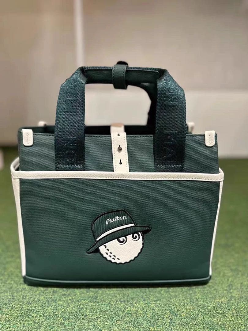 ⭐️ Malbon golf マルボン ゴルフ カートバック グリーン トート緑