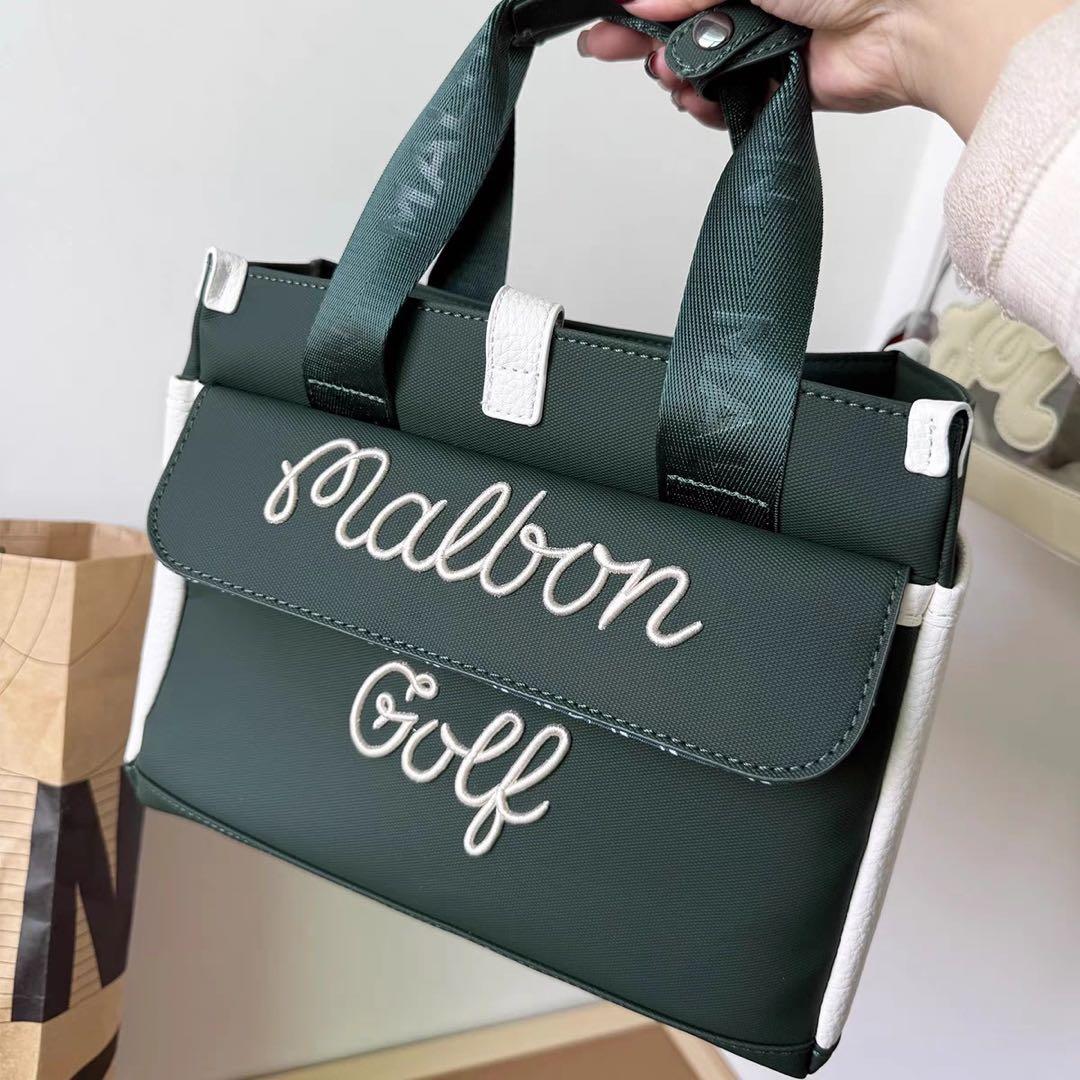⭐️ Malbon golf マルボン ゴルフ カートバック グリーン トート緑