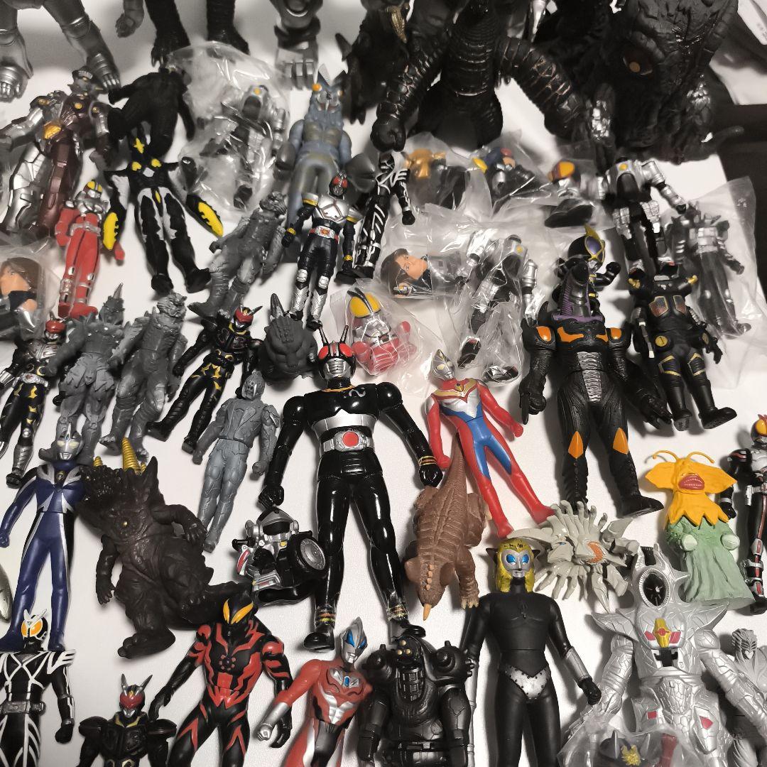 ウルトラマン　仮面ライダー　特撮　ソフビ　まとめ売り