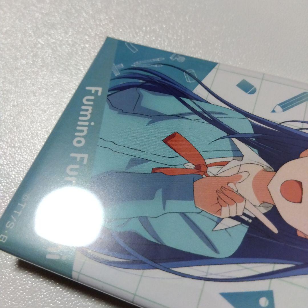 【ぼくたちは勉強ができない】古橋文乃 スクエアカンバッジ コンテンツシード