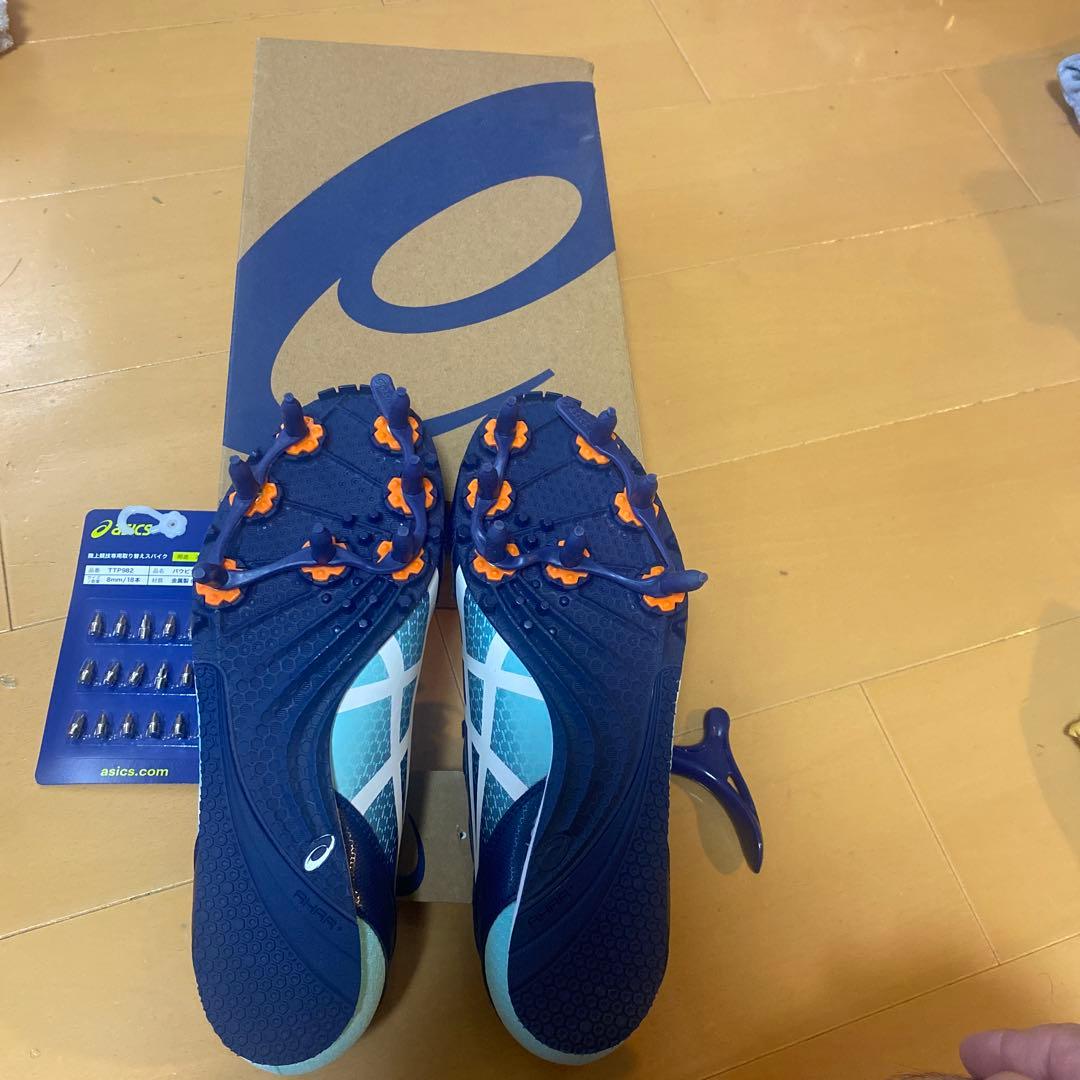 asics スパイクシューズ 26.0cm ネイビー