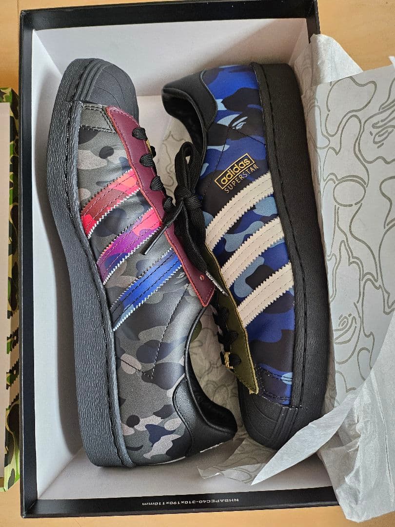 adidas BAPE SUPERSTAR マルチカラー