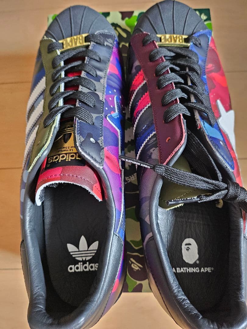 adidas BAPE SUPERSTAR マルチカラー