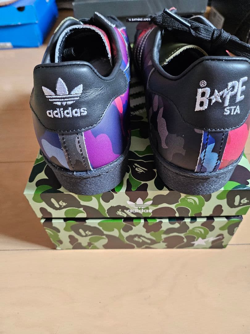 adidas BAPE SUPERSTAR マルチカラー