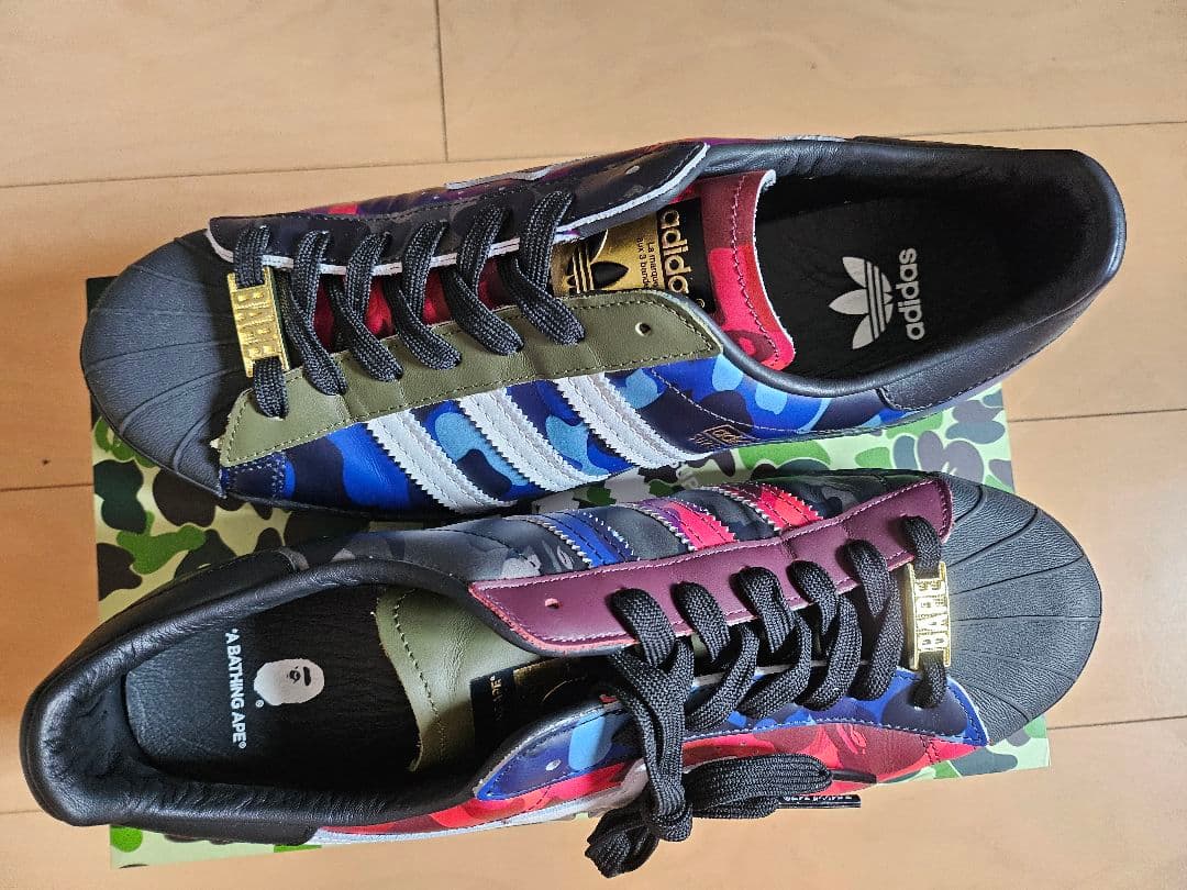 adidas BAPE SUPERSTAR マルチカラー