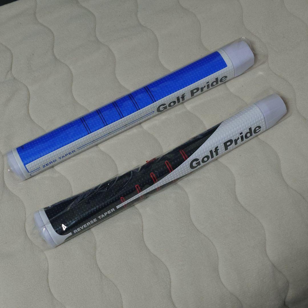 Golf Pride パターグリップ ゼロ/リバーステーパー 2本セット&タオル