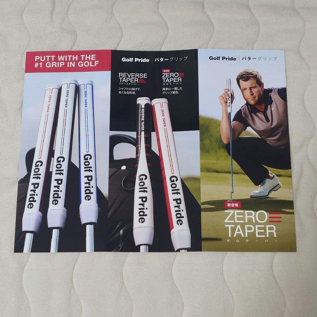 Golf Pride パターグリップ ゼロ/リバーステーパー 2本セット&タオル