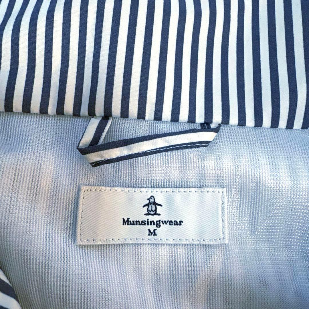 美品マンシングウェアmunsingwearレインワンピース ゴルフスポーツウェア