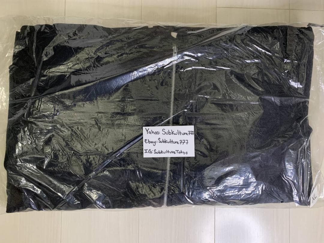 SUPREME フルジップフーディ 黒 XL