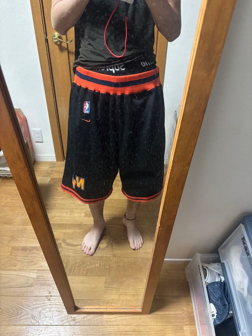 90s ~ 00s Nike NBA　バスパン　Lサイズ　new York