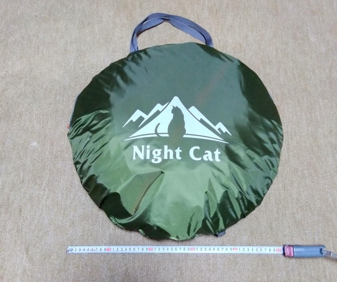 ☆ほぼ新品☆Night Catソロ用ポップアップテント☆ソロドーム☆１人用