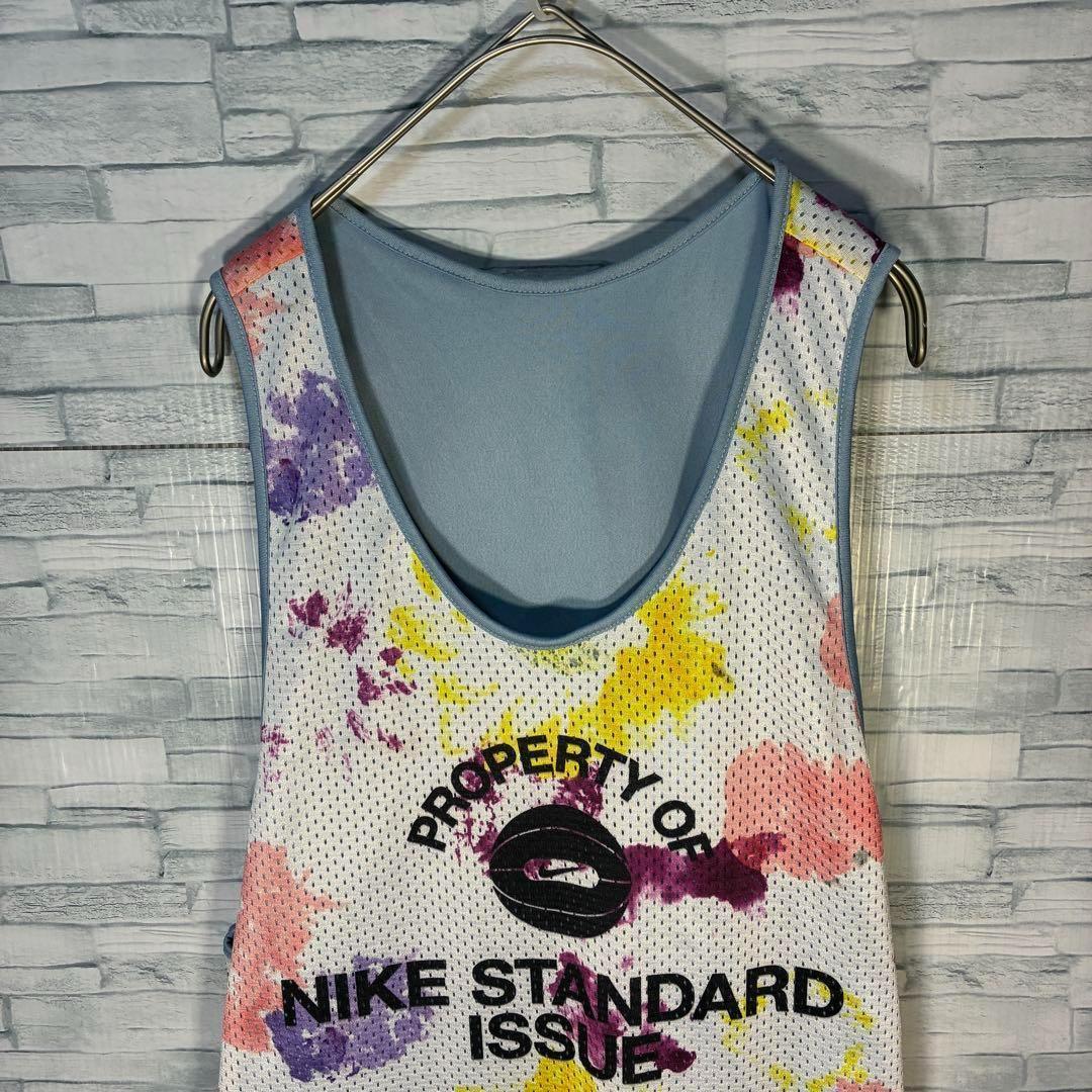 【USA古着】ナイキ　リバーシブルタンクトップ2XL フェス　メッシュ