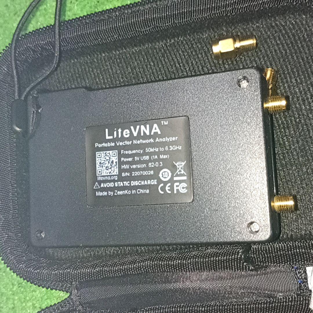 【新品同様・数回使用】LiteVNA 6GHzベクタネットワークアナライザー