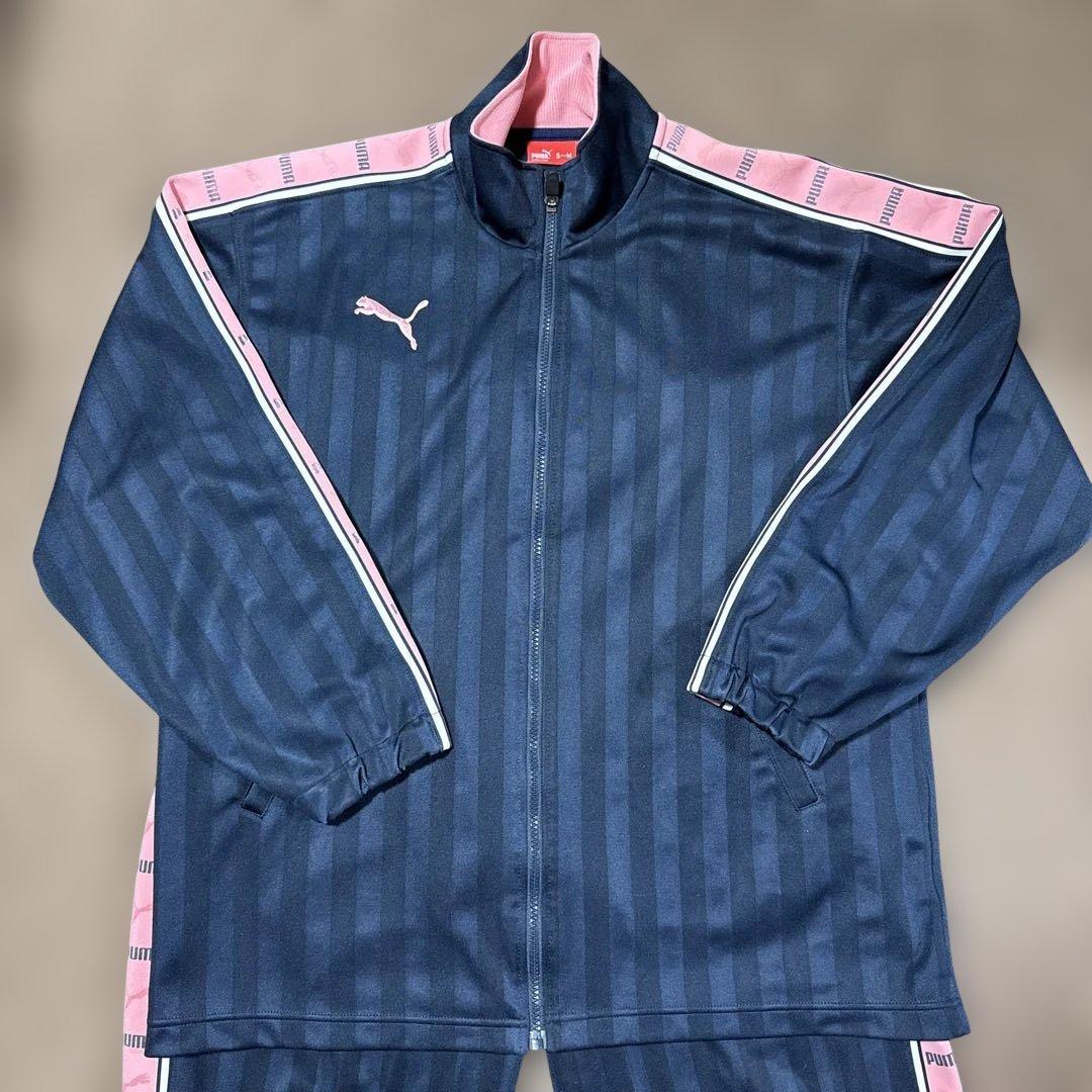 PUMA ジャージ上下セット ネイビー/ピンク