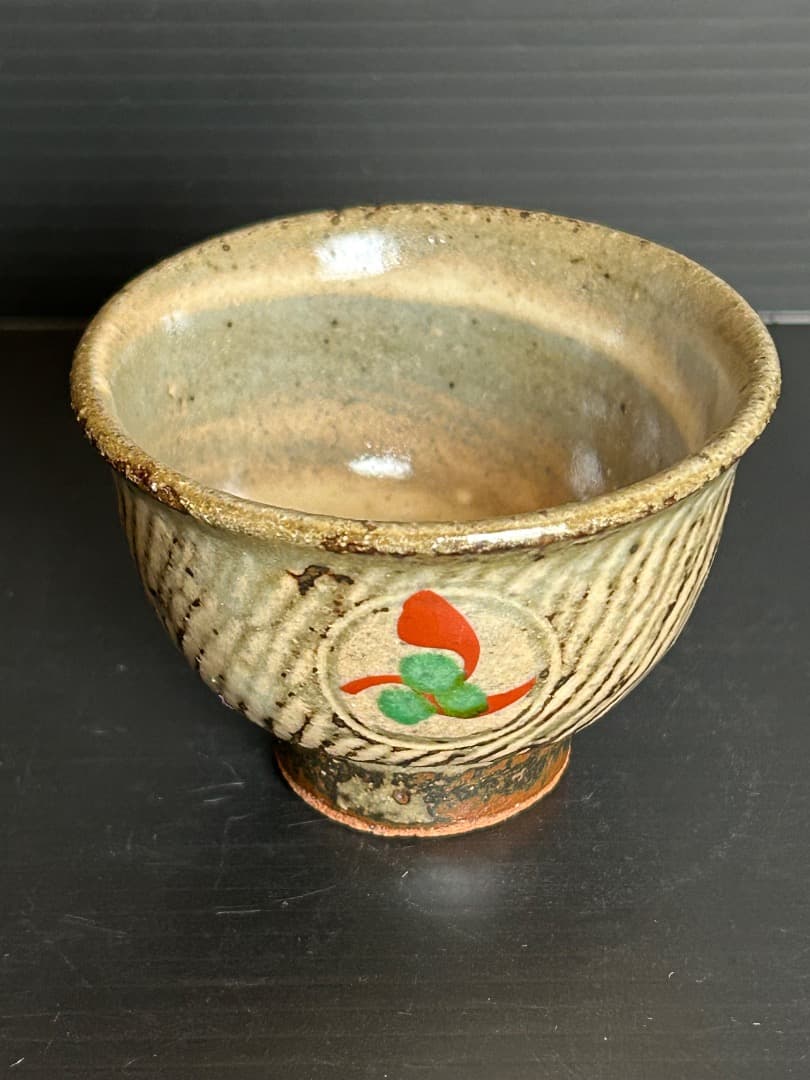 象嵌赤絵酒器 (人間国宝 島岡達三作)　徳利×２・ぐい吞み×５(モコモコ様用)