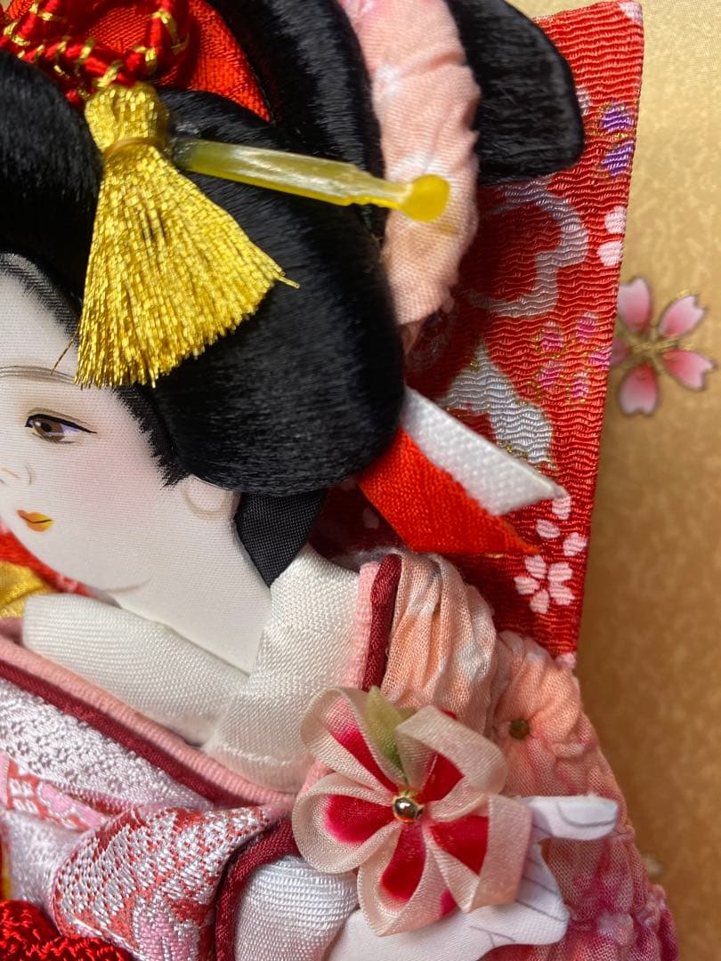 羽子板ガラスケース８号・サイズ間口約２４×奥行約１８×高さ約３９㎝・小さいサイズ