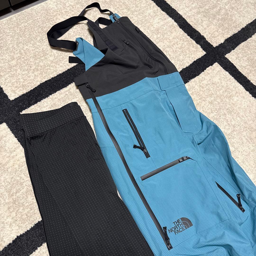 定価9万超限定スキースノボビブインナーセットNORTHFACE/ノースフェイス