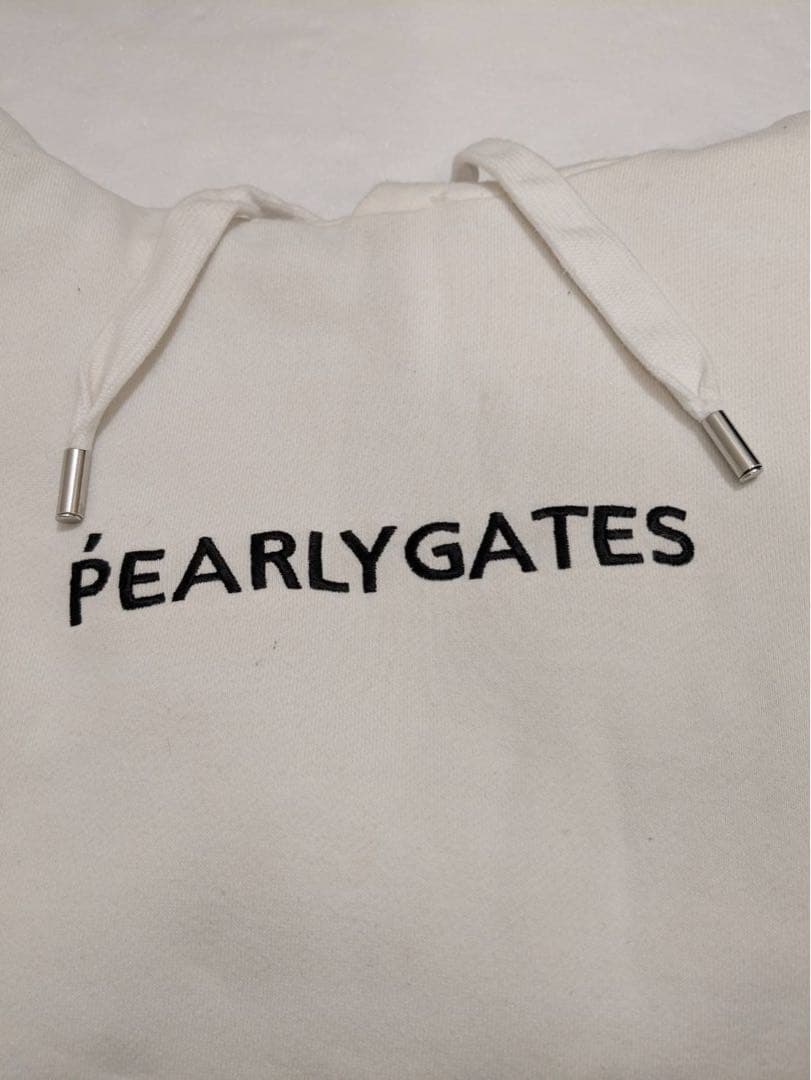 PEARLY GATES フード付き パーカー 89 ホワイト