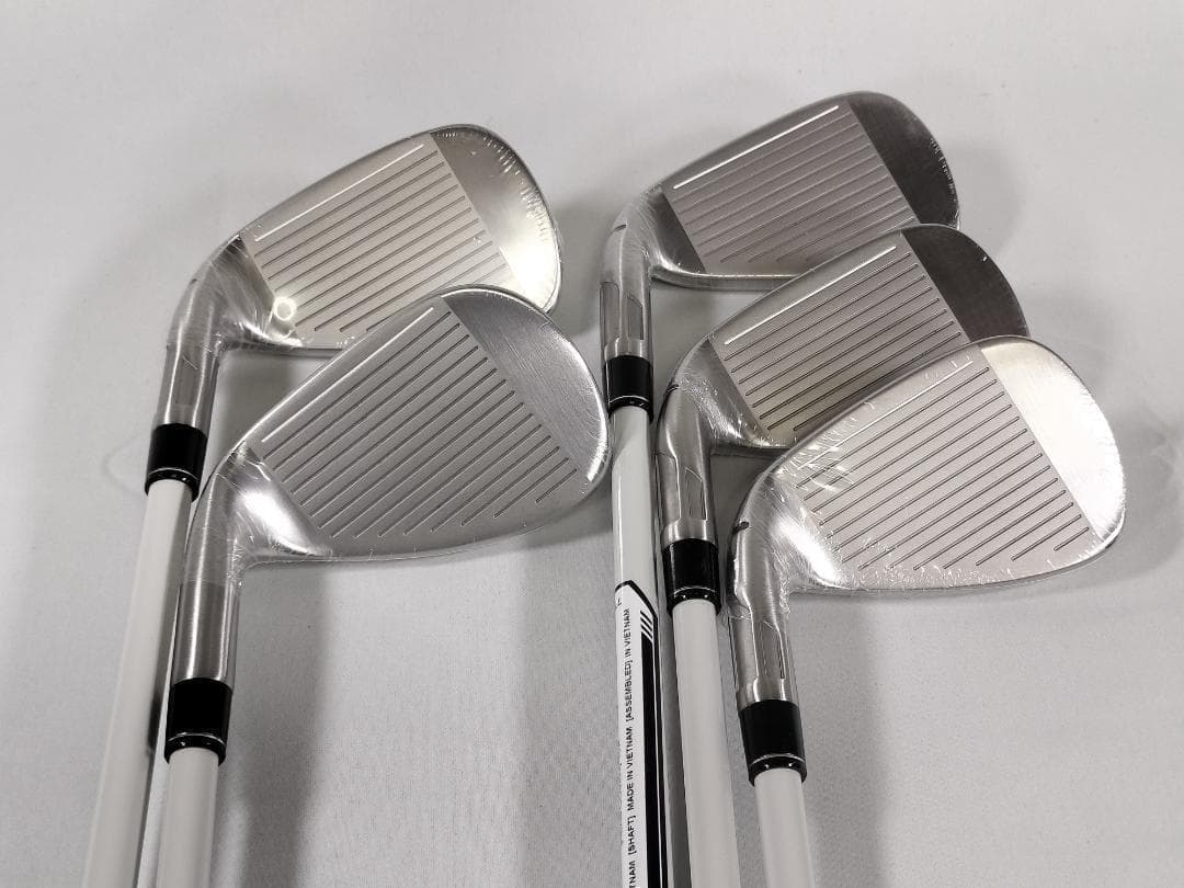 【女性：新品：L】5本セット テーラーメイド⭐SIM2MAX 7～9 PW・SW