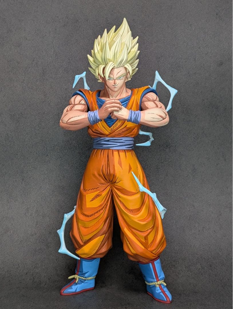 二次元彩色リペイント2Dドラゴンボール超サイヤ人孫悟空フィギュア
