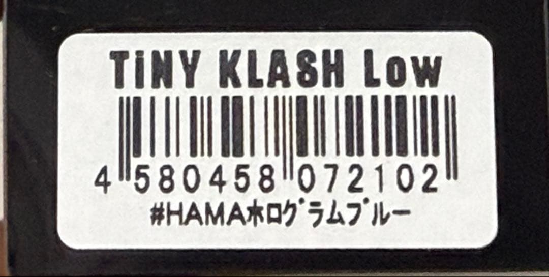 TINY KLASH Low ホログラムブルー タイニークラッシュ