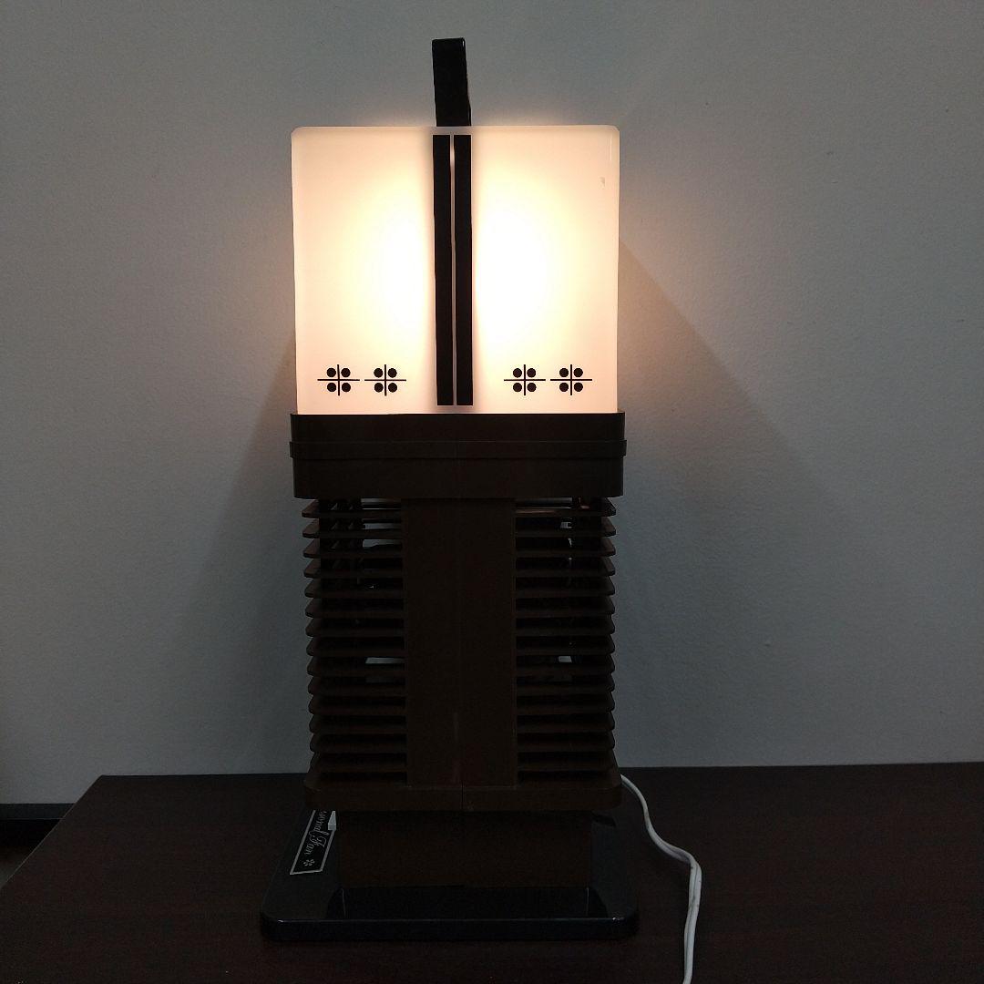 M[希少·レトロ] National ナショナル 照明付扇風機 F-10LA