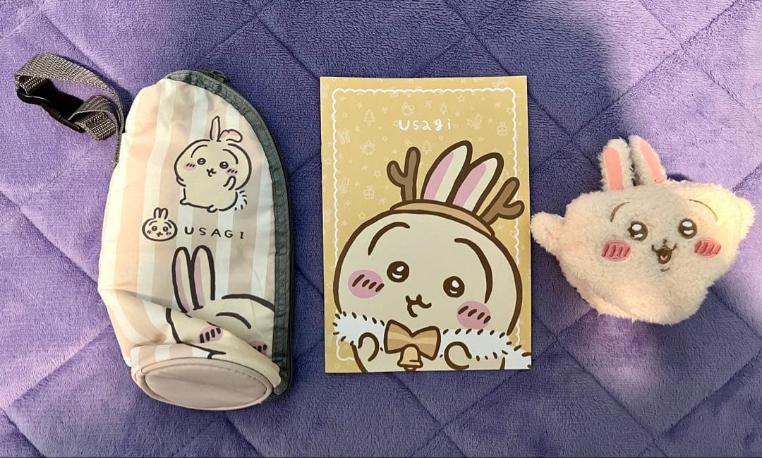 【新品未使用】ちいかわ　うさぎ　グッズまとめ売り　ぬいぐるみ　クッション　シール