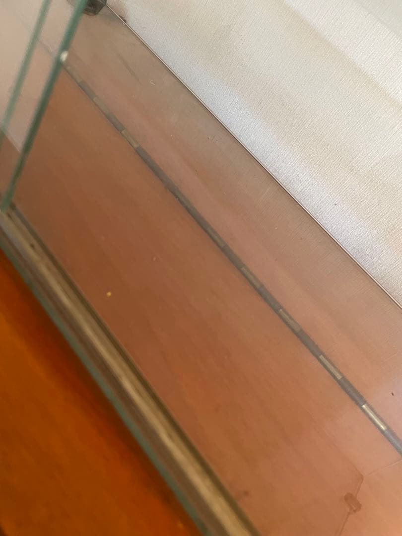 3段 ガラスケース　アンティーク　レトロ