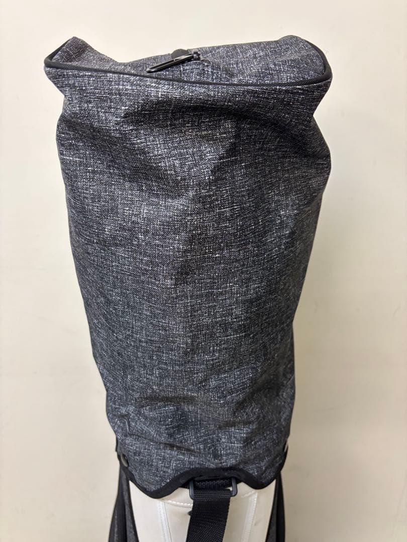 【美品】NIKE ゴルフ スタンド式キャディバッグ グレー×蛍光グリーン