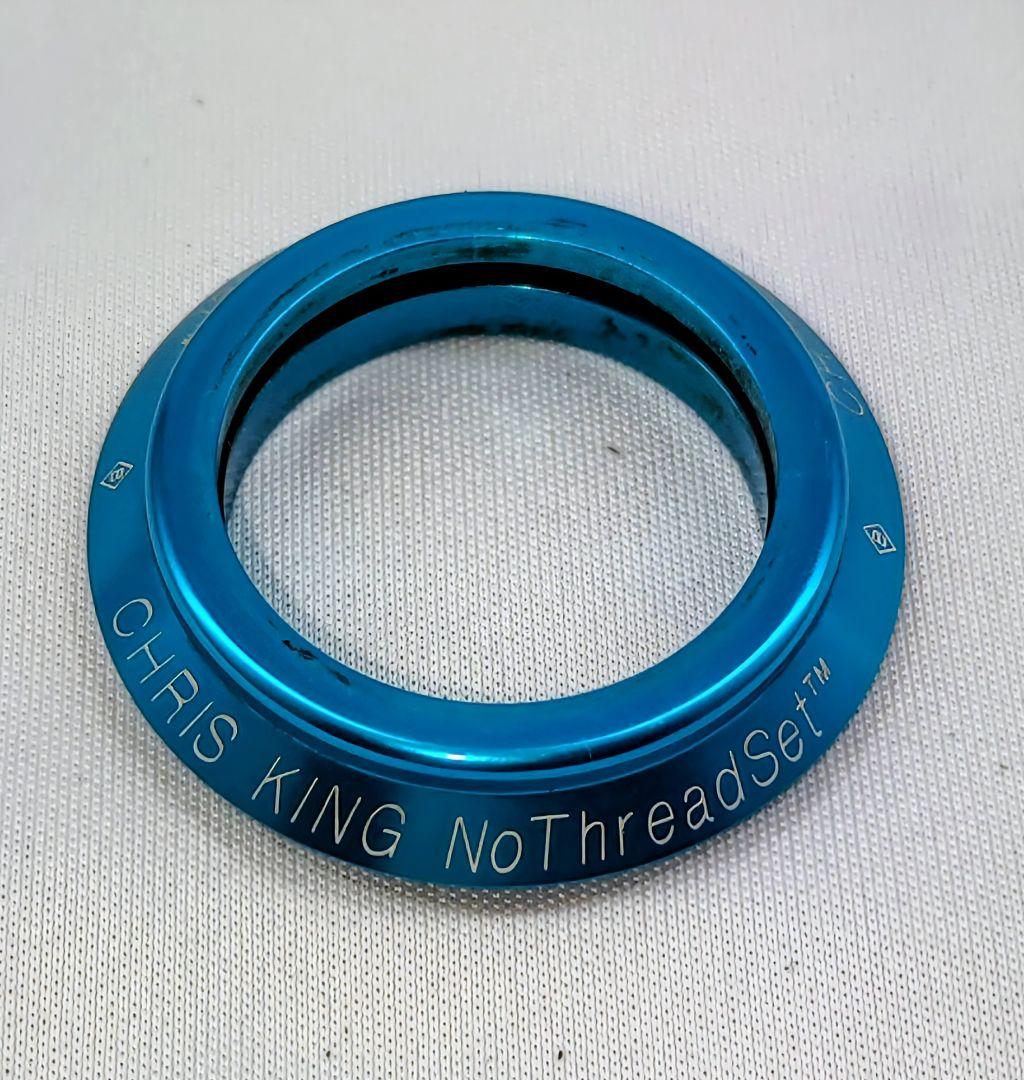 CHRIS KING NoThreadSet 1-1/8(オーバーサイズ)青色