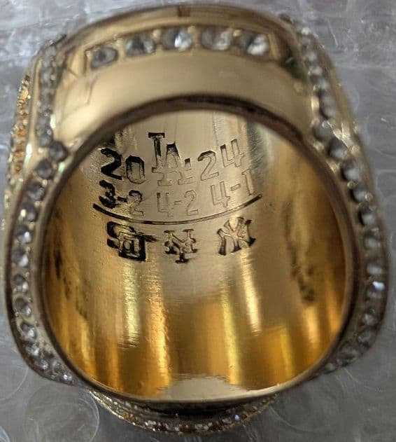 2024WSチャンピオンリング 大谷翔平