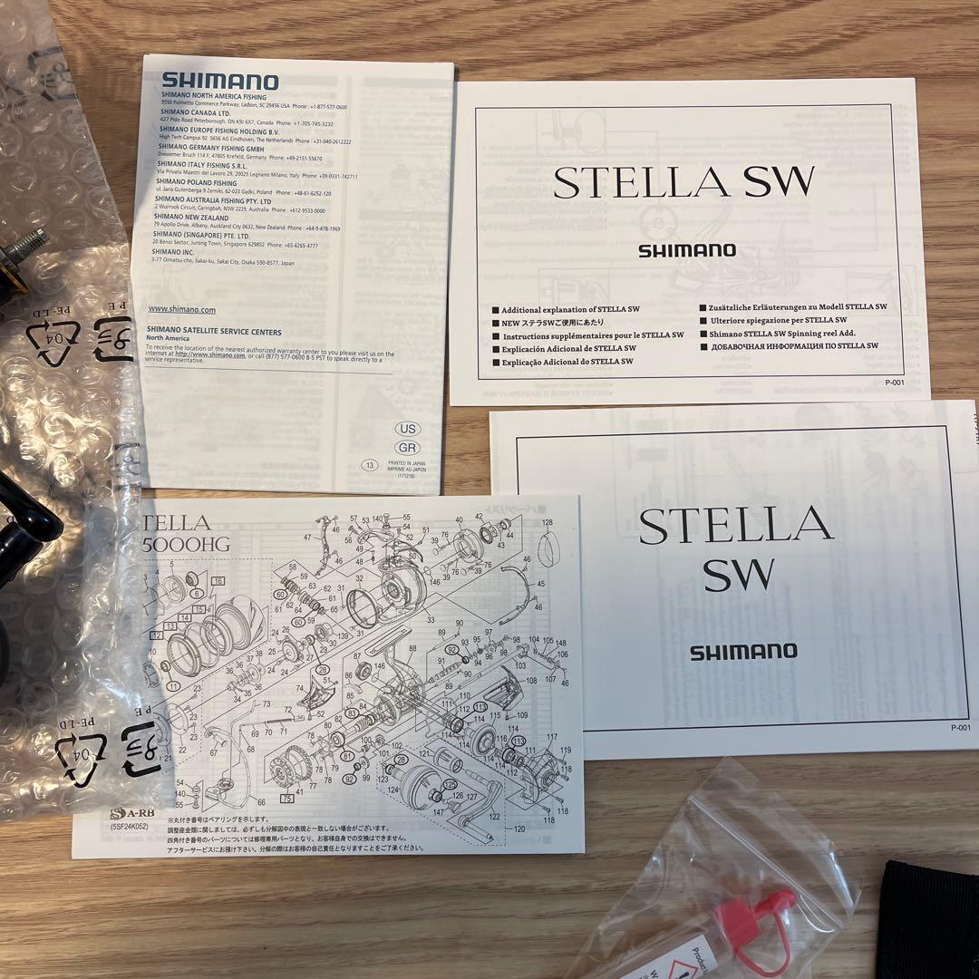 SHIMANO STELLA SW6000XG リール 未使用品