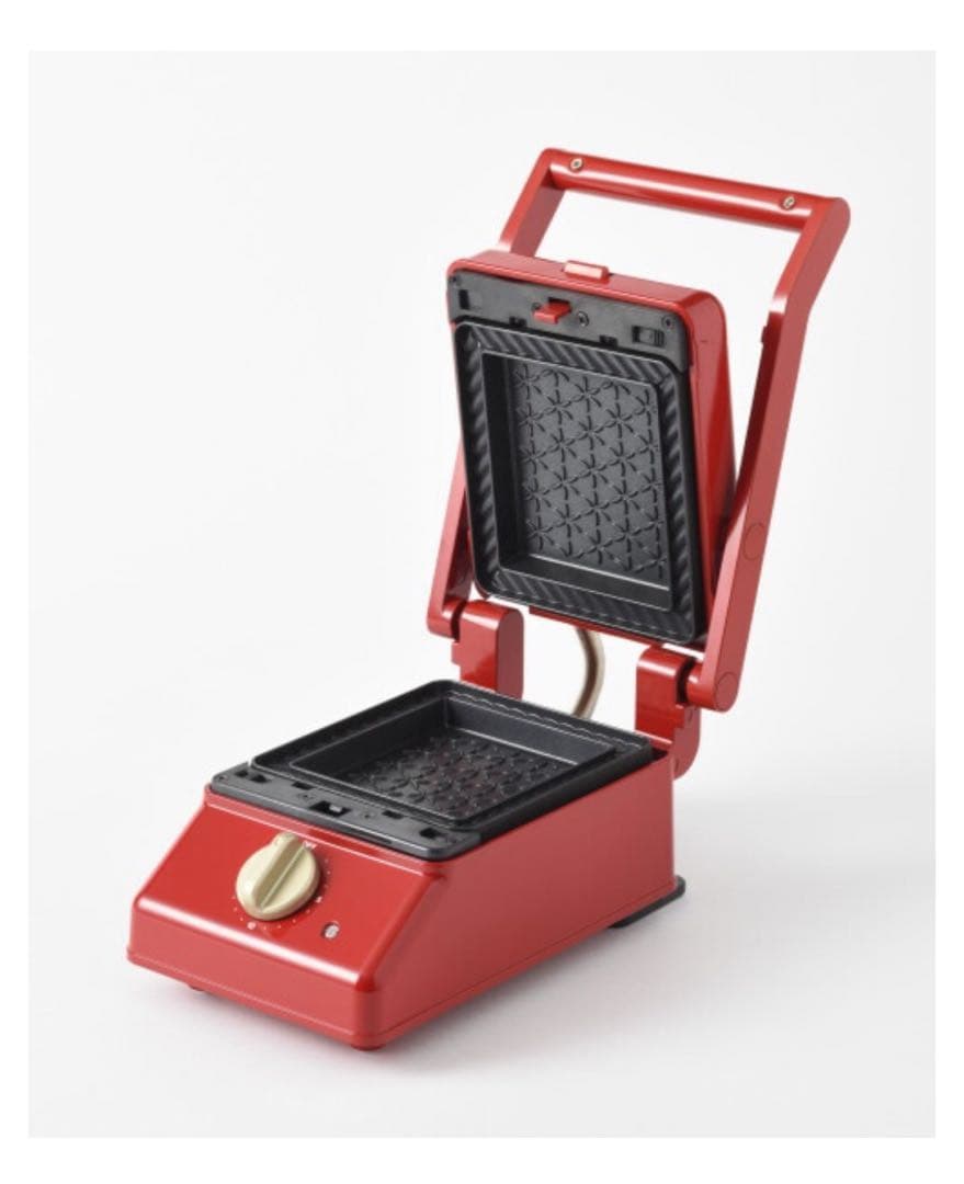 BRUNO グリルサンドメーカー　シングル　レッド