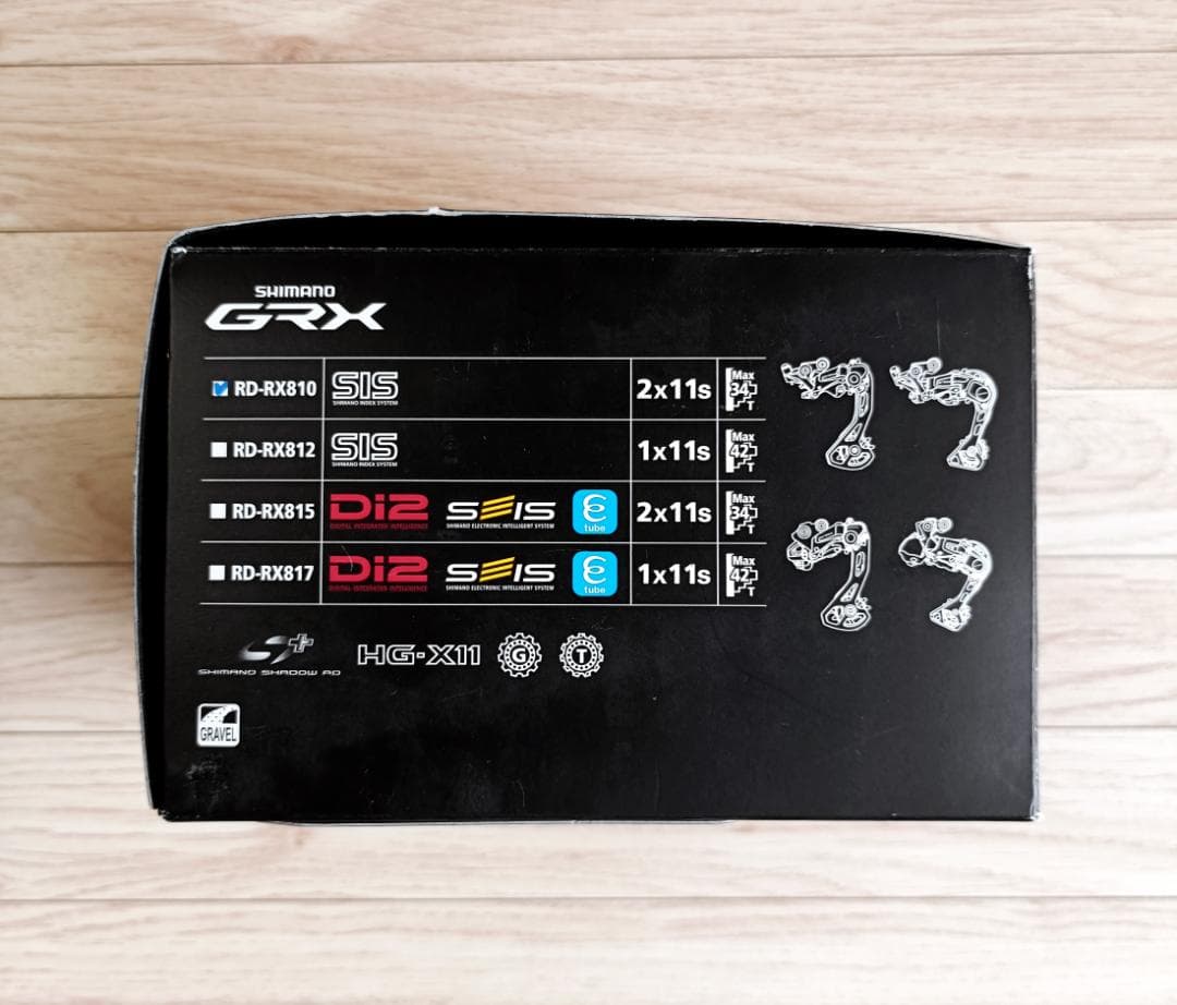 新品 シマノ リアディレイラー RD-RX810 11S / GRX