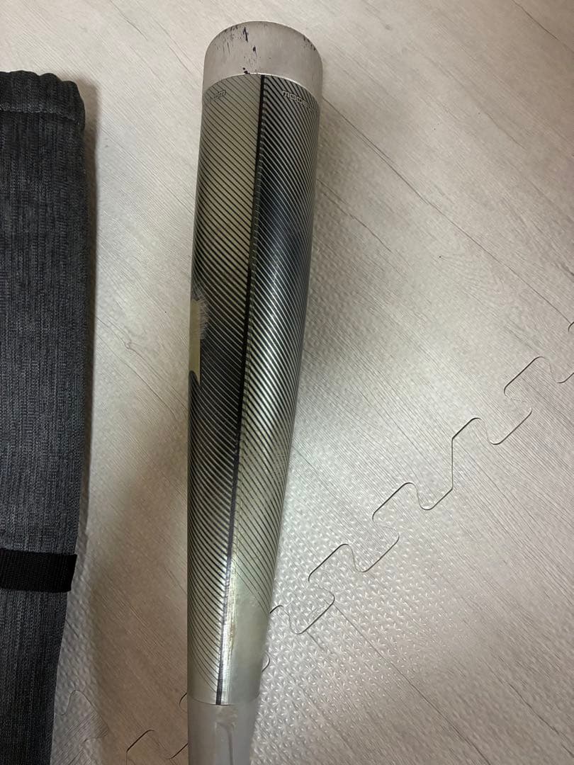 MM23 シルバー 軟式バット バットケース付き 84cm トップバランス