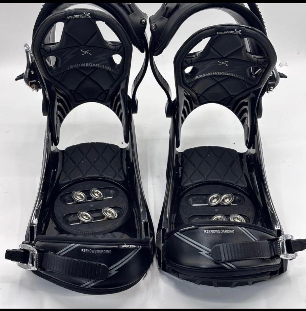 k2 Lサイズ ブラック スノーボード ビンディング 黒