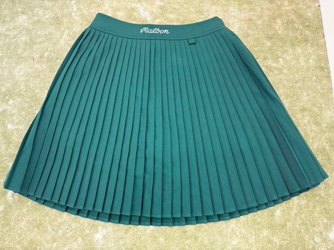 Malbon Golf マルボンゴルフ 未使用 XS グリーン ゴルフウェア