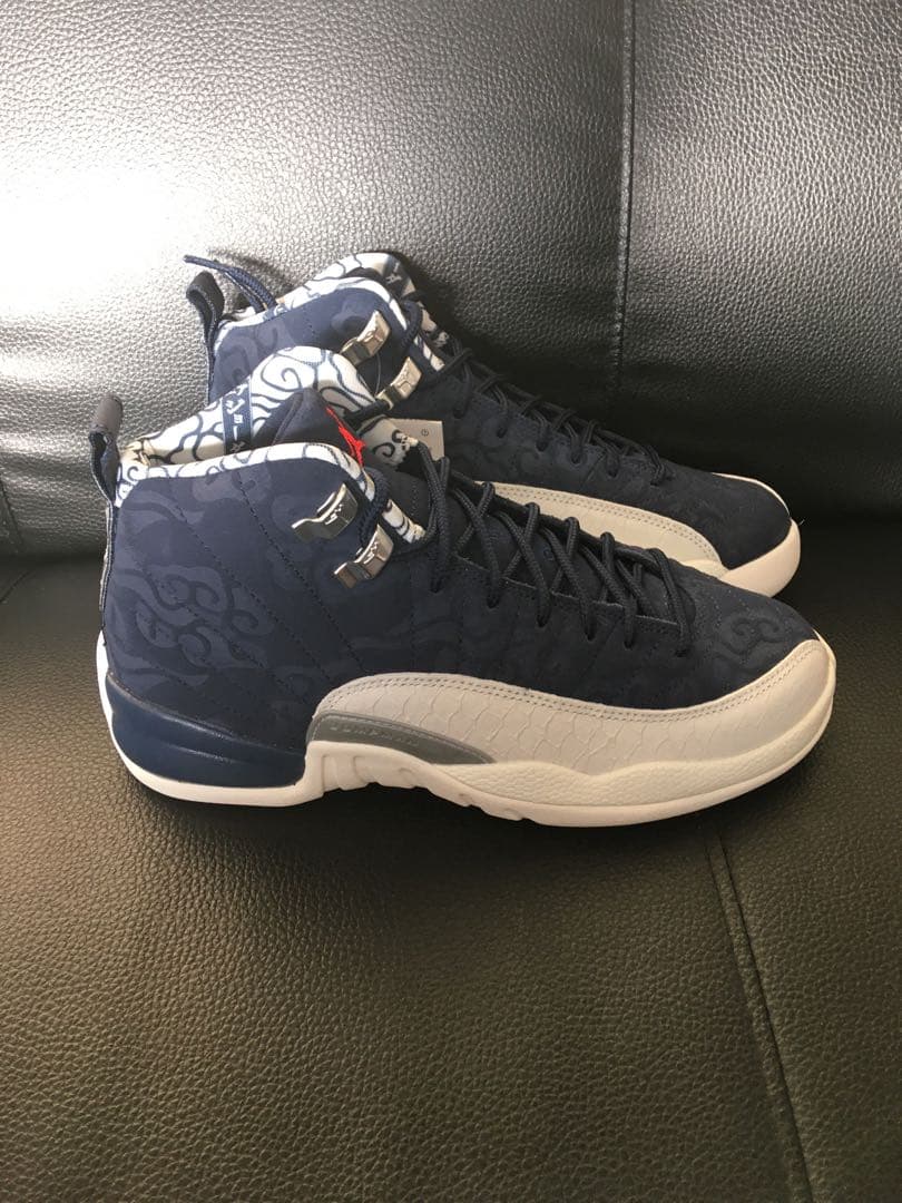 Air Jordan 12 RETROPRM（GS）ネイビー
