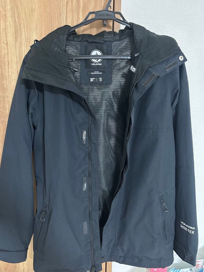 VOLCOM GORE-TEX ブラックジャケット S
