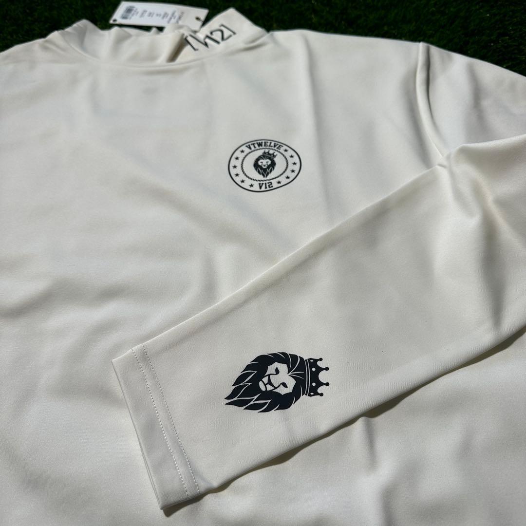 【XXLサイズ】新品タグ付き V12 PSG MOCK モックネック 白