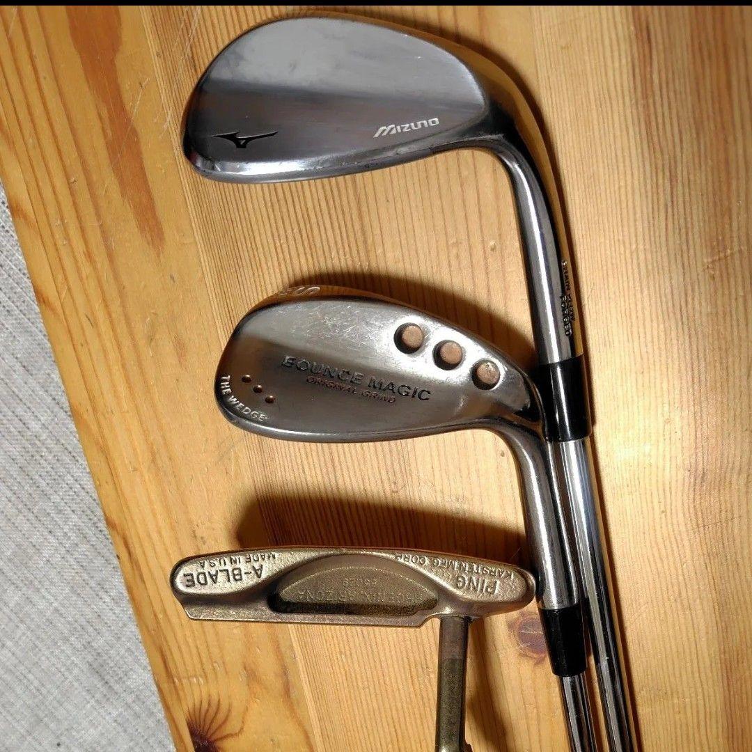 ゴルフクラブ14本セット（タイトリストキャディバック使用少）　ジャンク扱い