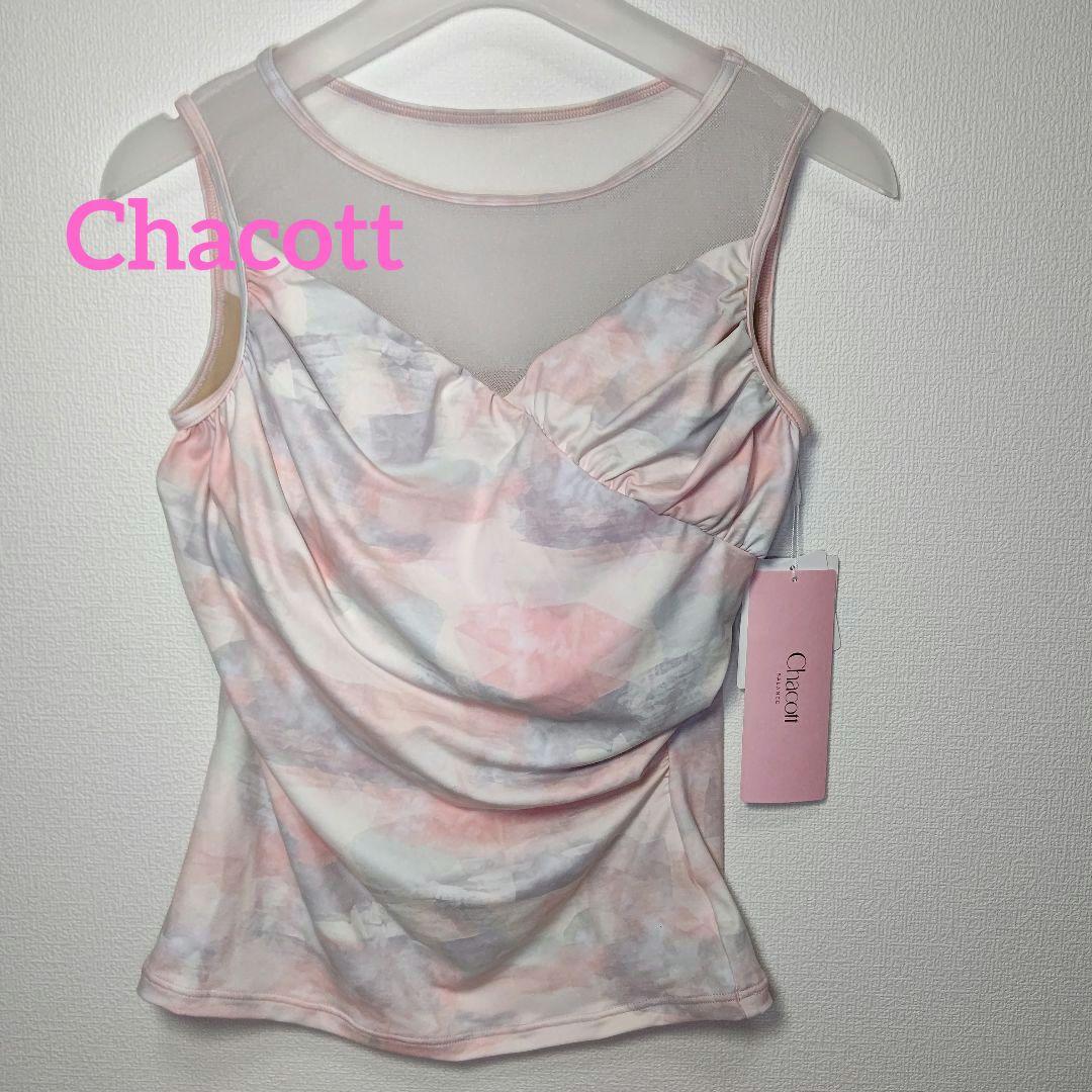新品 Chacott チャコット トップス ヨガ レオトップ レディース M