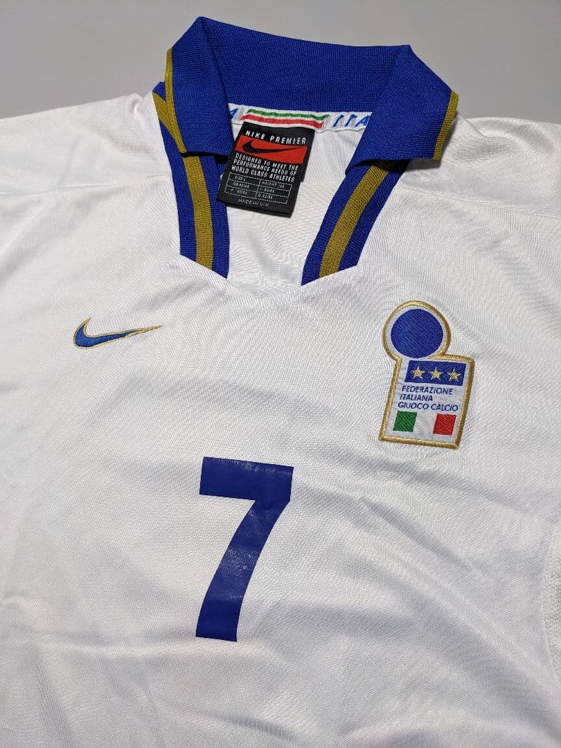 ナイキ イタリア代表 イギリス製 レプリカユニフォーム Ｌサイズ ナイキプレミア